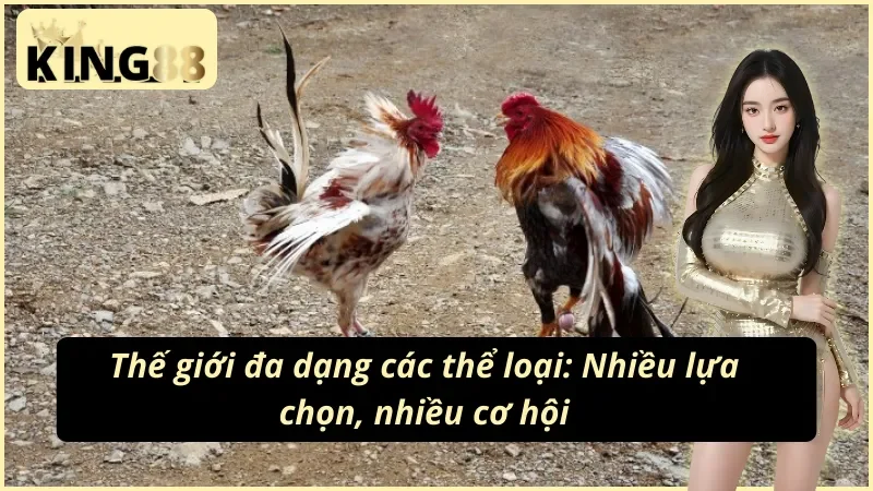 Đá Gà Philippines: Đấu Trường Chiến Kê Online An Toàn Và Đẳng Cấp KING88 3 Đá gà Philippines KING88 với phong phú các thể loại cá cược